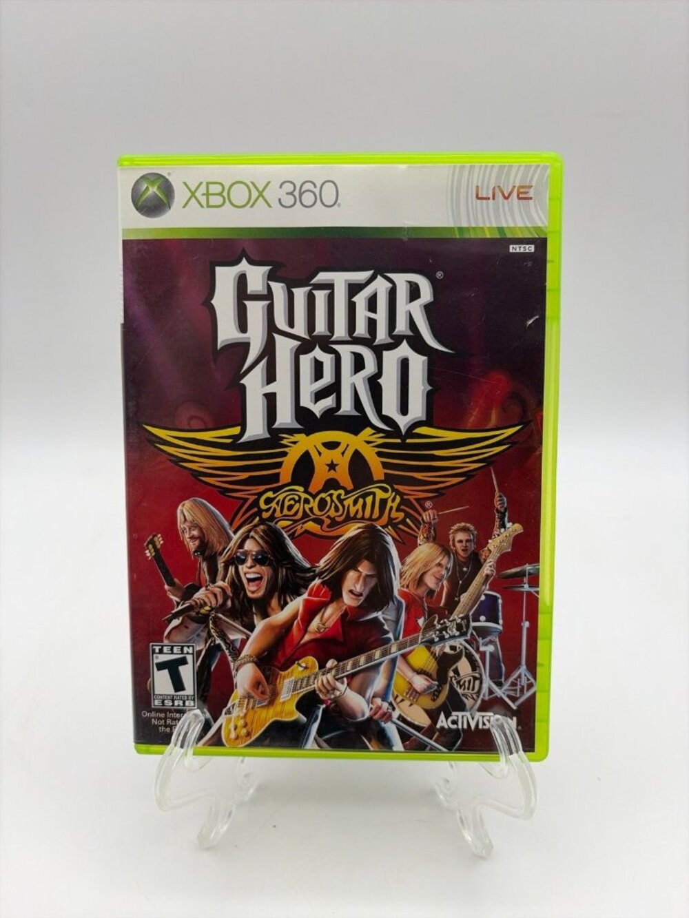 Guitar Hero: Aerosmith (Xbox 360, 2008) Complete Tested Working